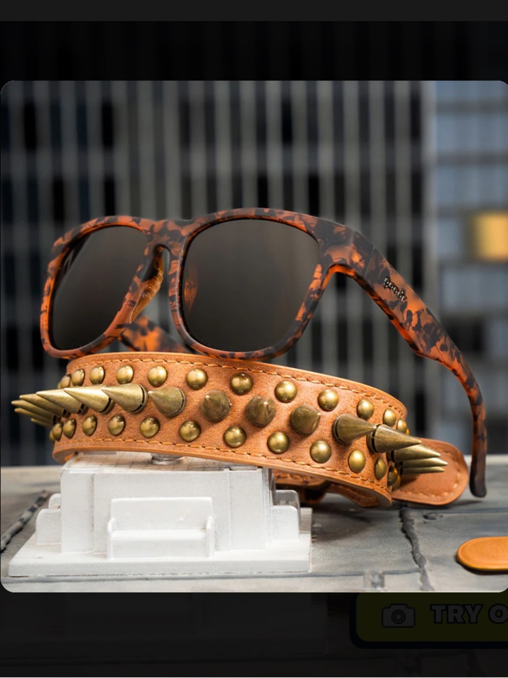 Goodr Hellhound Hallucinations Tortoiseshell Sunglasses
